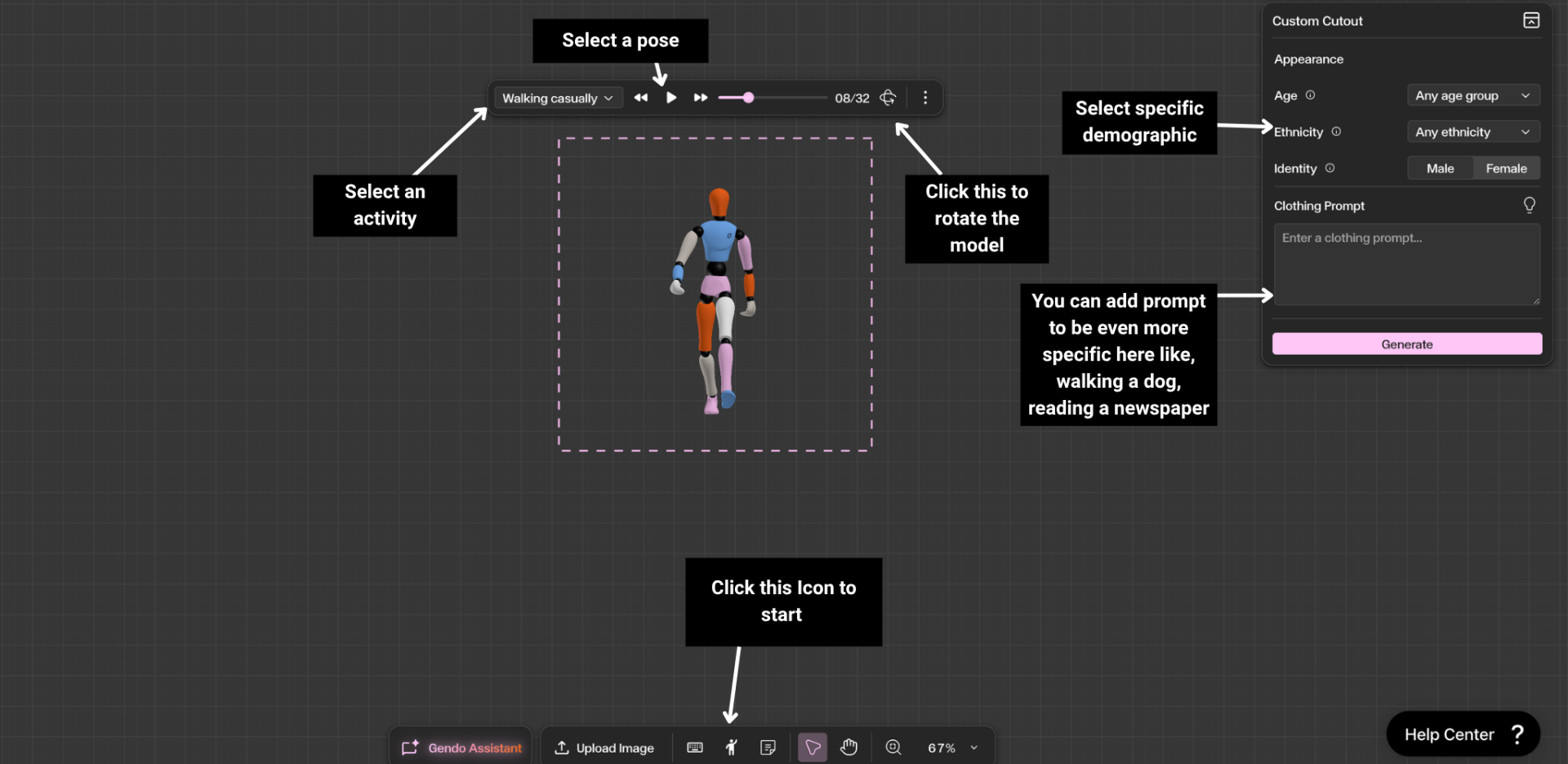 The Cutout Panel and Appearance Settings