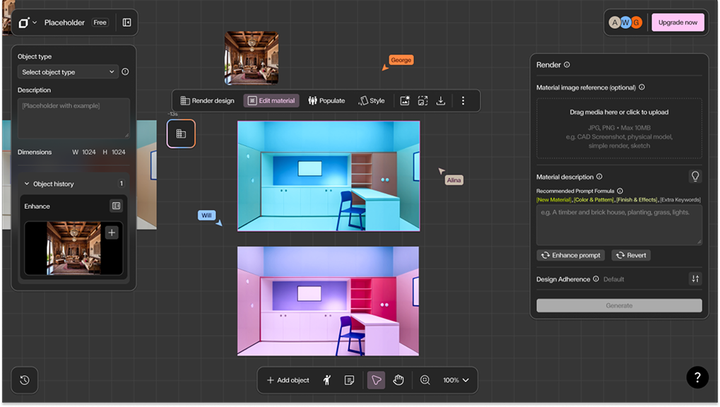 The New Canvas — Gendo's AI-powered architectural workspace