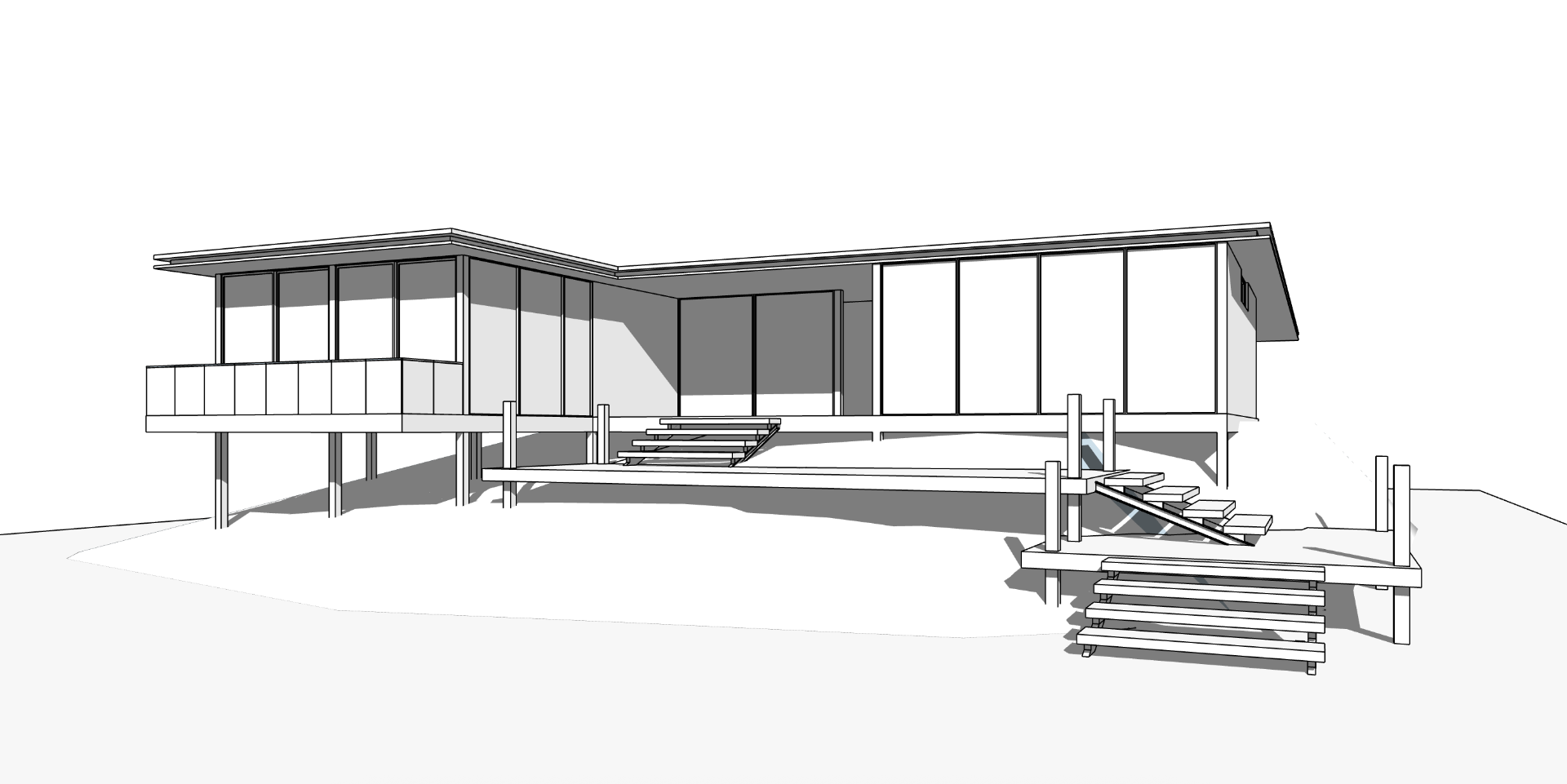 Source File Rendering before — From SketchUp, Rhino, or Revit to photoreal.