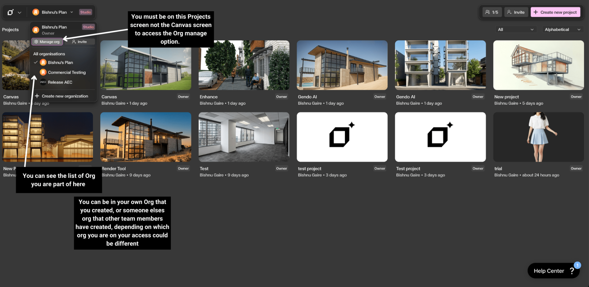 Organization Settings