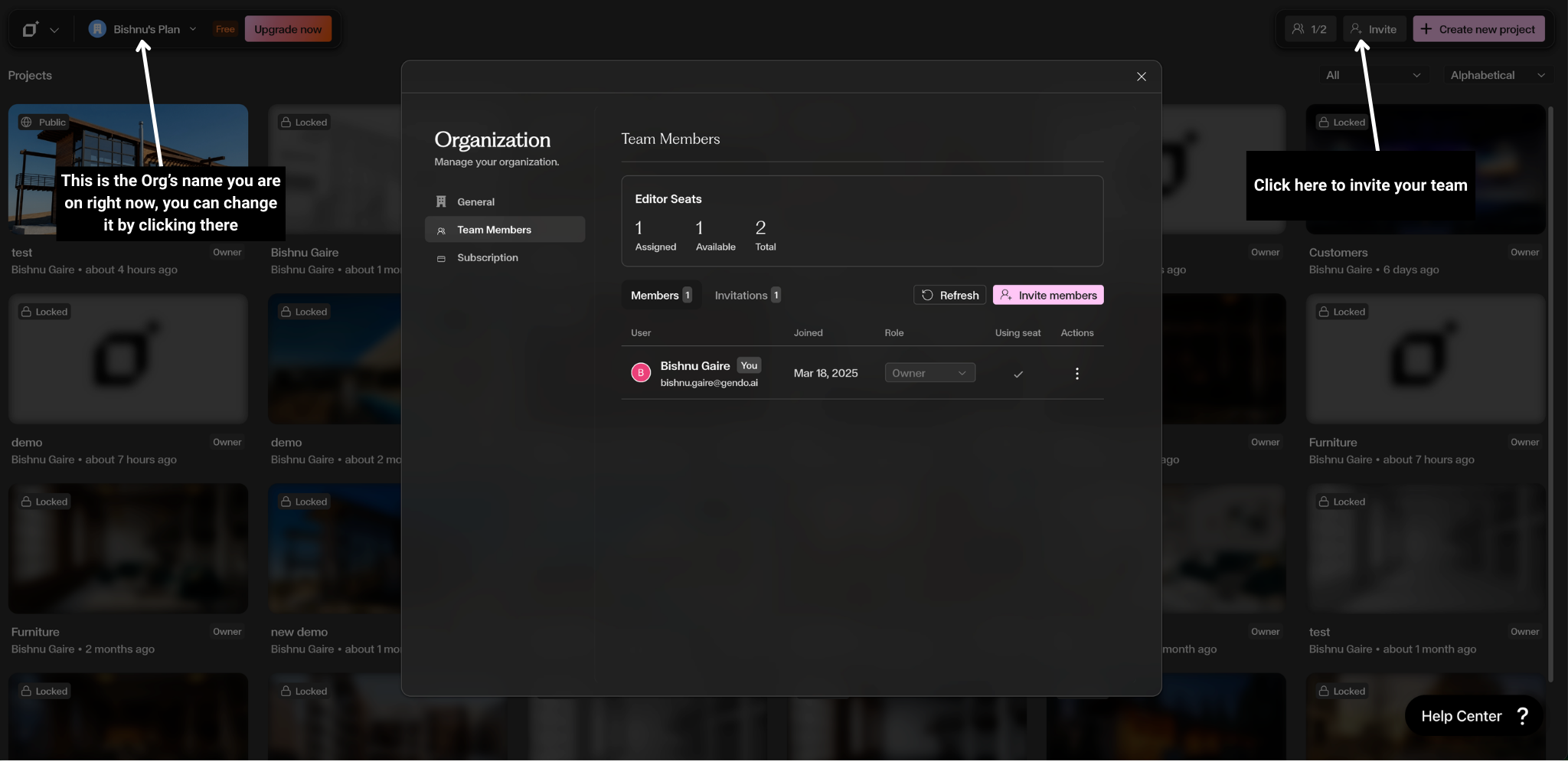 Free Plan Collaboration