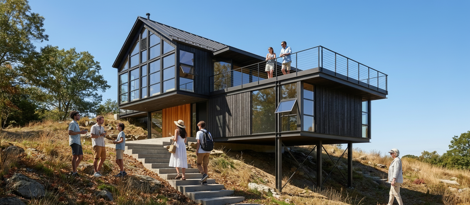 AI architectural render prepared for client presentation