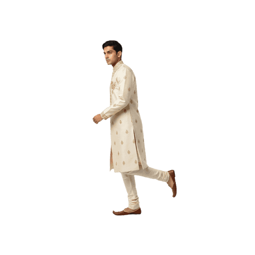 Front-view Indian male walking cut-out PNG