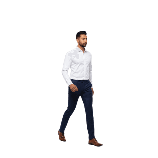 Front-view Indian male walking cut-out PNG