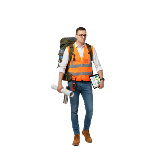 Front-view Unspecified male walking cut-out PNG
