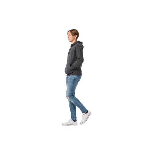 Side-view Unspecified male walking cut-out PNG