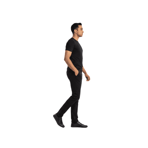 Front-view Indian male walking cut-out PNG