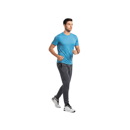 Front-view Hispanic male walking cut-out PNG