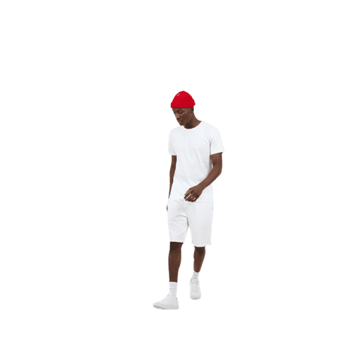 Front-view African male walking cut-out PNG