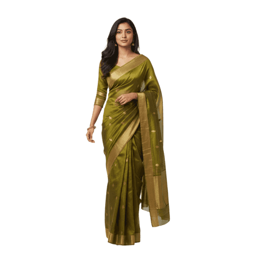 Front-view Indian female walking cut-out PNG