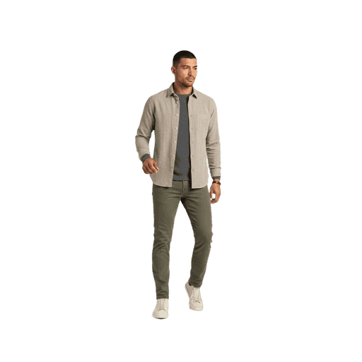 Front-view Hispanic male walking cut-out PNG