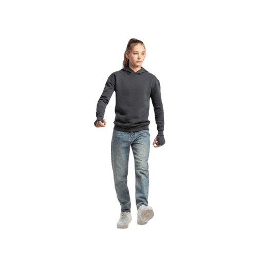 Front-view Caucasian female walking cut-out PNG
