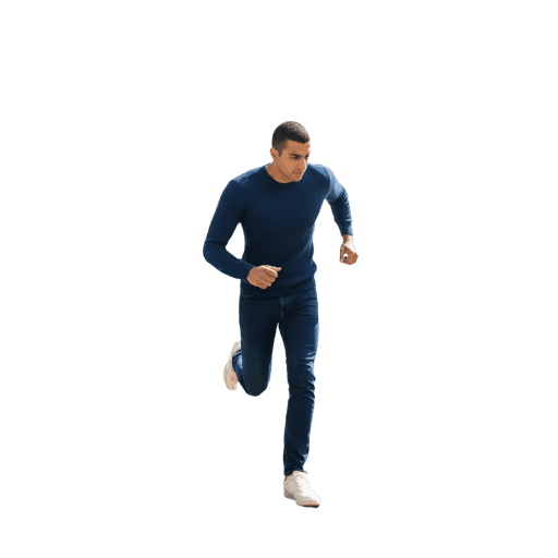 Front-view Unspecified male walking cut-out PNG