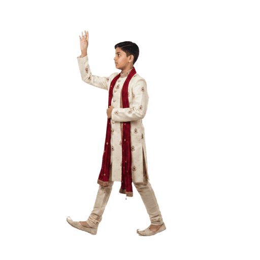 Front-view Indian male walking cut-out PNG