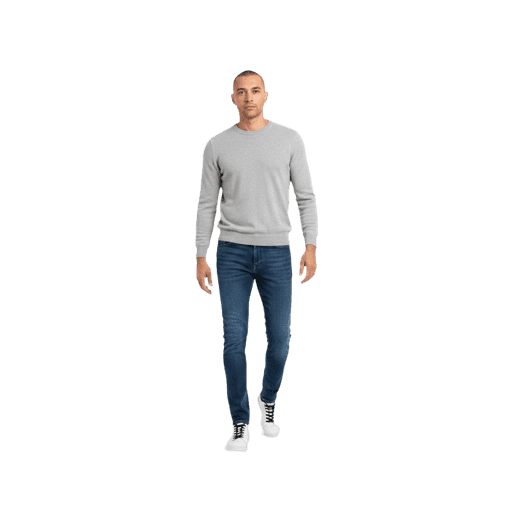 Front-view Caucasian male walking cut-out PNG