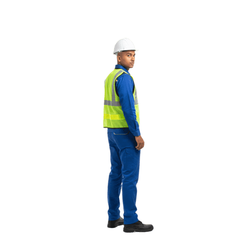 Side-view Indian male standing cut-out PNG