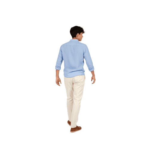 Front-view Hispanic male walking cut-out PNG